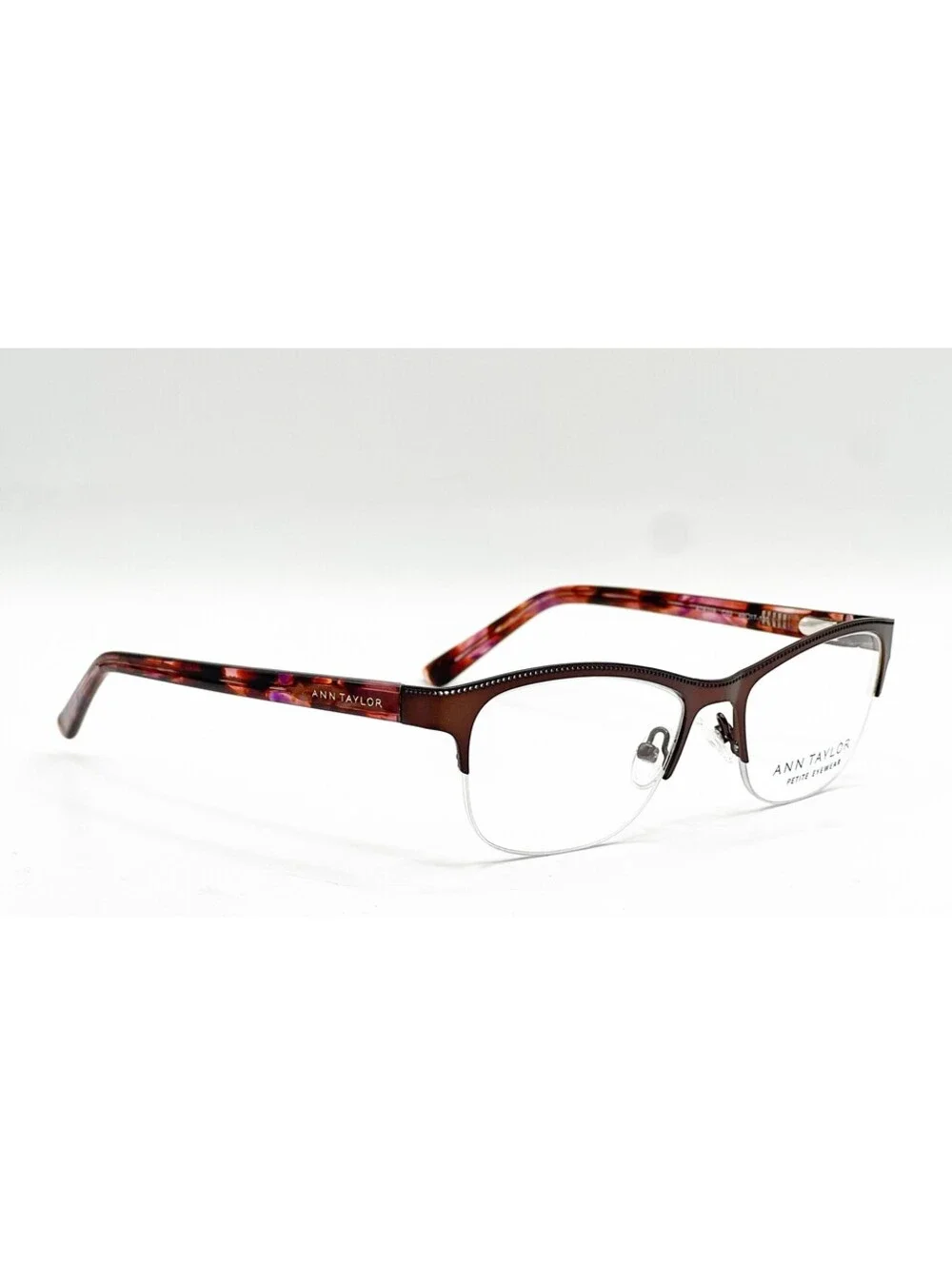 Ann Taylor Atp708 C02 Burgundy Authentic Eyeglasses 49-17-140
